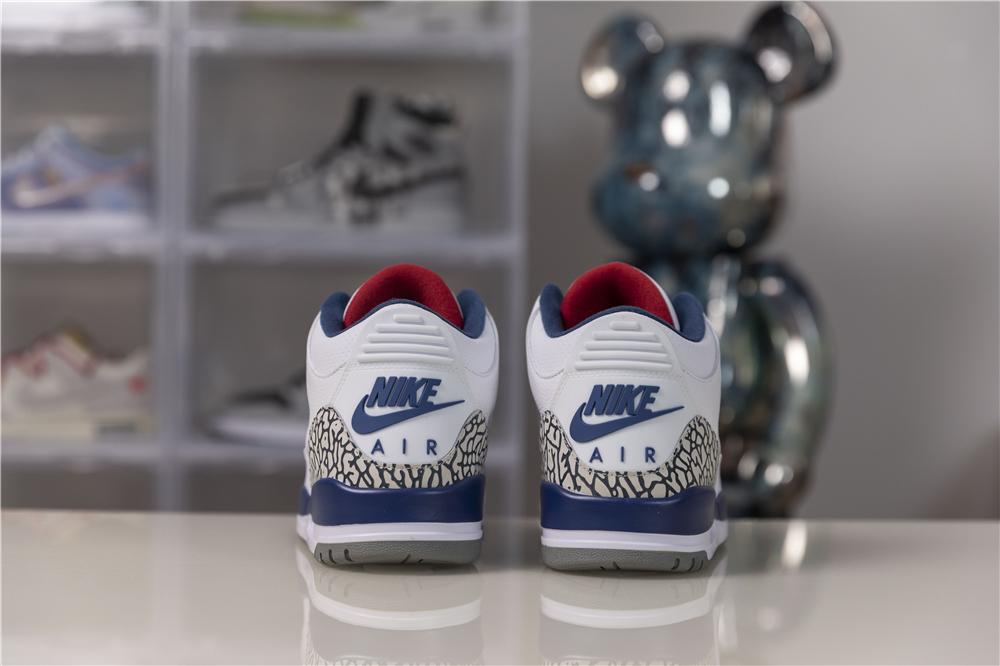 Authentic Air Jordan III Retro True Blue Best Version